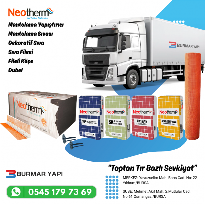 Balıkesir Neotherm Mantolama Fiyatları